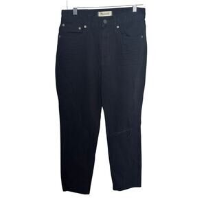 Madewell The Perfect Vintage Jean Women’s Size 26 Black High Rise Straight